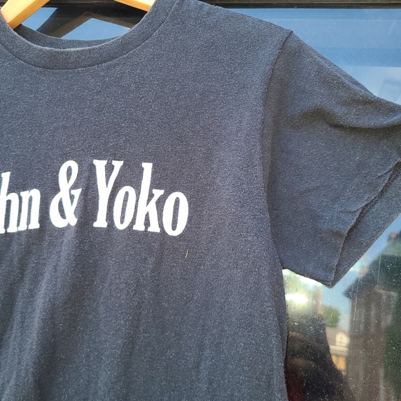 Rare VTG SS Sz SM John Lennon/yoko Tshirt SomeTime - Picture 7 of 16